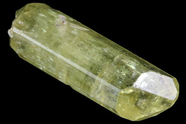 Lustrous Yellow Apatite Crystal - Morocco #82567